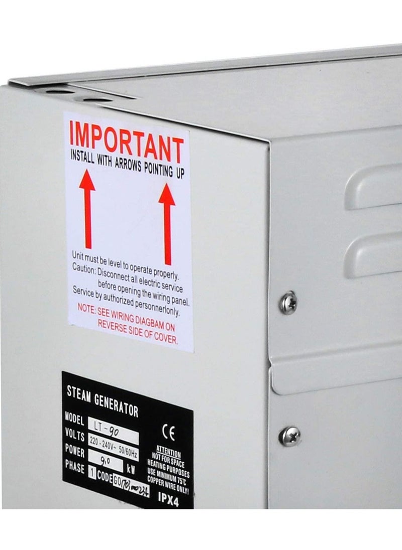 Steamist - Steam Generator 9KW Steam Room Generator Digital Display Steam Generator Sauna Steam Generator for Home & Commercial Steam Generator kit Steam Bath Generator (9KW) - Image 1