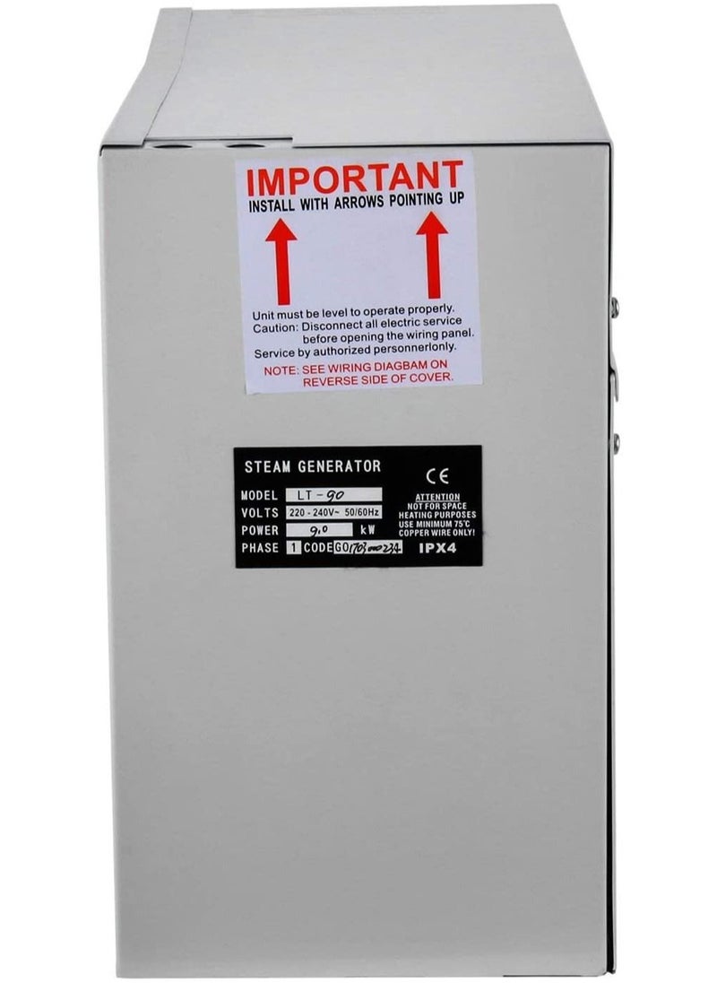 Steamist - Steam Generator 9KW Steam Room Generator Digital Display Steam Generator Sauna Steam Generator for Home & Commercial Steam Generator kit Steam Bath Generator (9KW) - Image 1