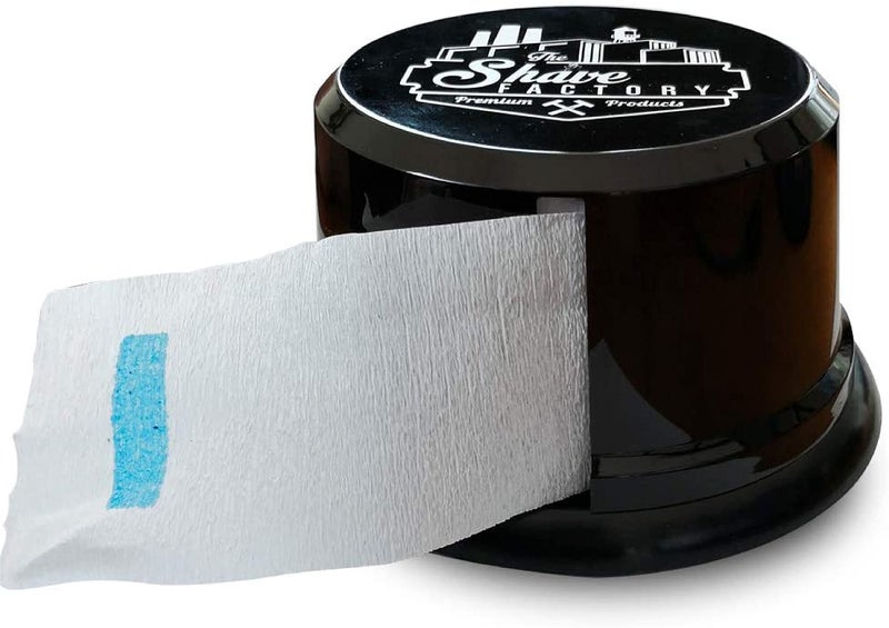 The Shave Factory Neck Strip Dispenser, Neck Strips Case, Neck Covering Paper Case Container, Black - Image 3