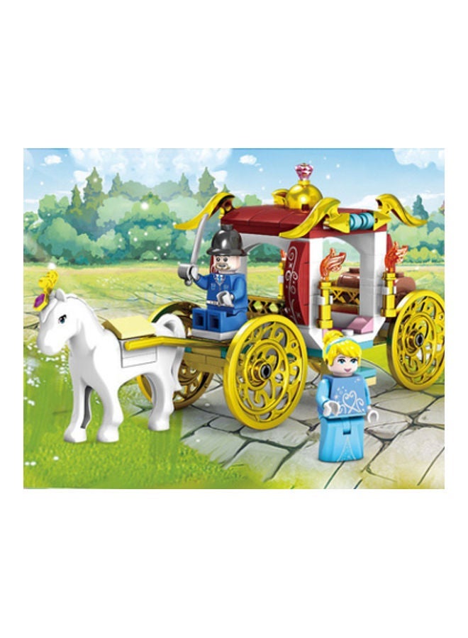 NIBEMINENT Girl Pumpkin Car Princess Carriage Building Block Set - Image 3