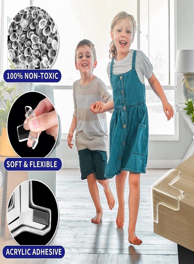 Kevim Silicone Corner Protector Baby Proofing - Strong Adhesive T-Shaped Table Corner Protectors for Baby Safety - Transparent Furniture Edge Guards for Toddlers & Kids 4Pcs. - Image 5