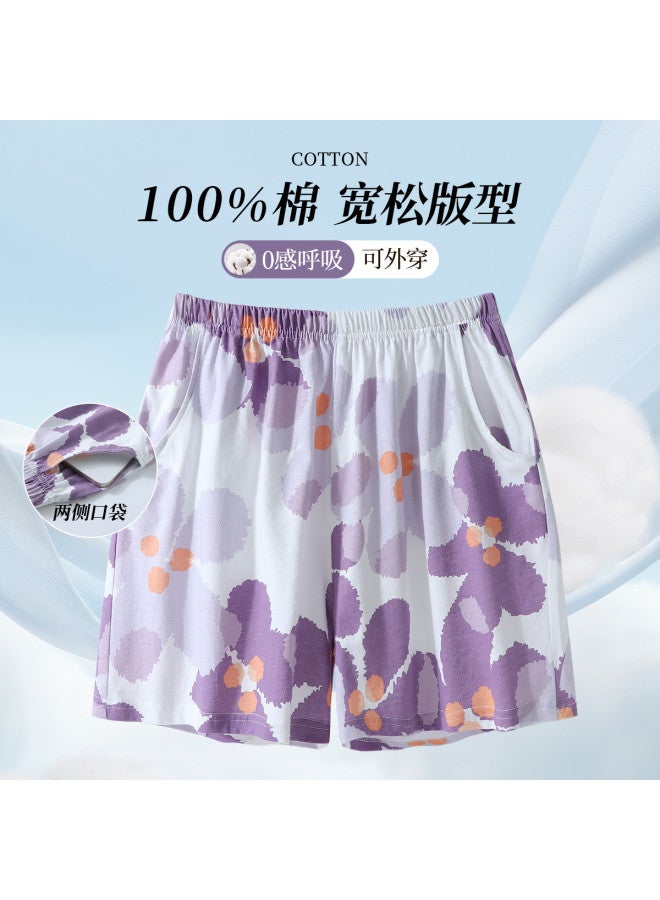 Fenton trendy Youthful Beach Shorts - Casual Sleepwear Pants With Pockets, Summer Thin Women's Style - Image 2