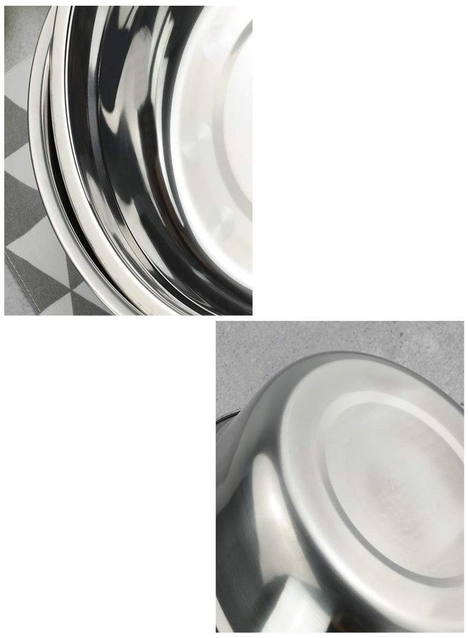 Hommp 4-Pack Large Stainless Steel Mixing Bowls/Metal Prep Bowls, 10-Inch - Image 3