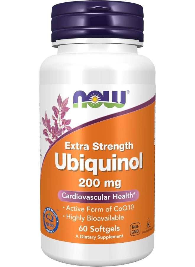 ناو فودز يوبيكوينول 200 مجم قوة إضافية 60 كبسولة هلامية - Image 1