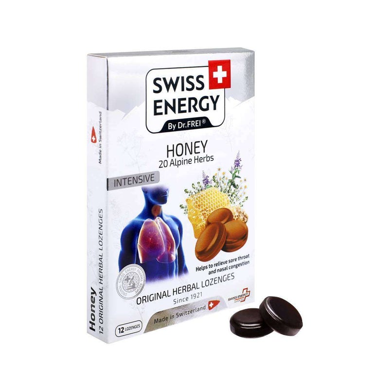 Swiss Energy Lozenges Honey 20 Herbs 12S - Image 1