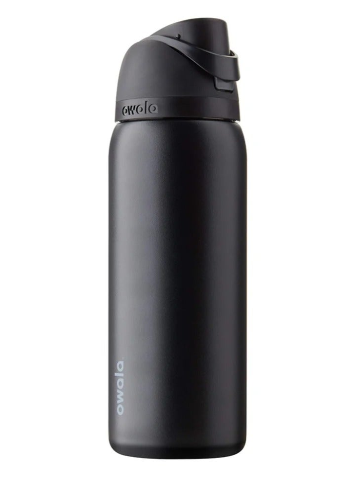 زجاجة مياه معزولة من الفولاذ المقاوم للصدأ مع القش للرياضة والسفر ، 32 أوقية - Image 1