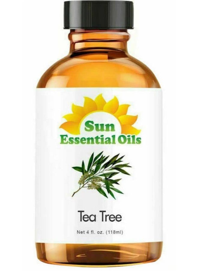 Sun Essential Oils 4oz - Tea Tree Essential Oil - 4 Fluid Ounces - Image 1