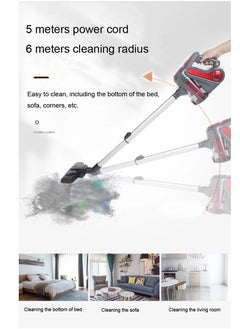 Beoka Vacuum Cleaner High Suction Portable Stick Vacuum 5Meter Long Cord Lightweight Powerful 600W 18KPa Suction 0.5L Large Capacity for For Home Hard Floor And Carpet  - Image 3