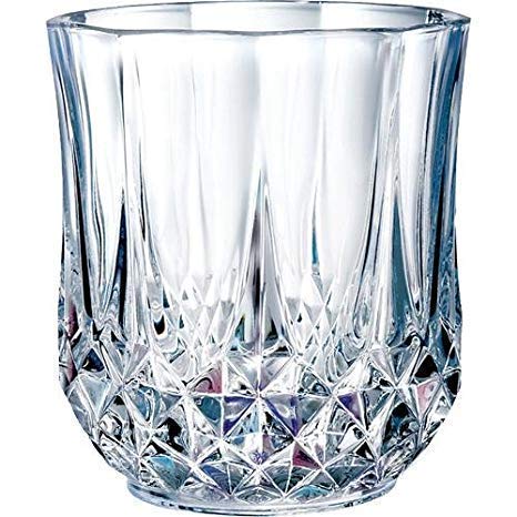 LVOOK Modern Work WhiskeyWineScotch Glass with Curve Base Best for Party Anniversary Gifts Pack of 6 White 300 ML - Image 1