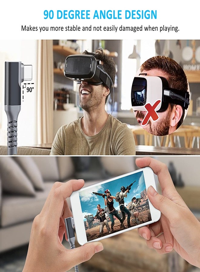 TOTU Cable for Oculus Quest 2 Link, 16FT USB 3.2 Gen 1 to Type C Link Cable Compatible with Steam Deck, High Speed Data Transfer and Fast Charging for VR Oculus Quest Headset and Gaming PC - Image 5