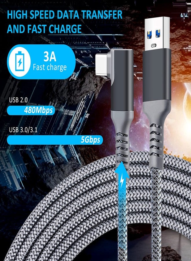 TOTU Cable for Oculus Quest 2 Link, 16FT USB 3.2 Gen 1 to Type C Link Cable Compatible with Steam Deck, High Speed Data Transfer and Fast Charging for VR Oculus Quest Headset and Gaming PC - Image 3