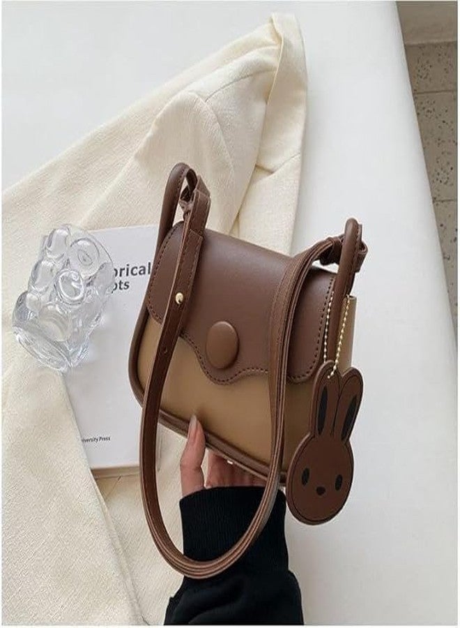 HaveGlam Designer Cute Bunny Sling Bag for Girls & Kids | Stylish Mini Crossbody Shoulder Bag | Lightweight PU Leather Handbag for Daily Use & Gifts-Cream - Image 4