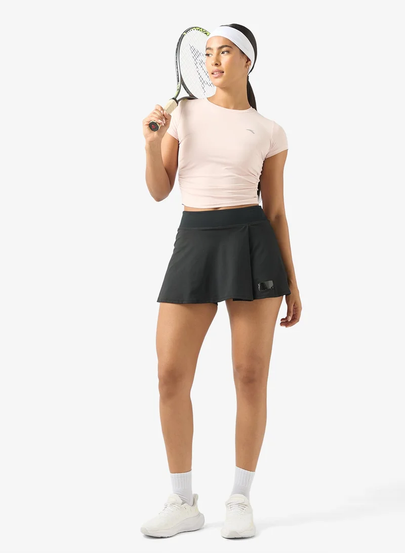 ANTA Women’s IceSilk Slim-Fit Training Tee/IceSkin Technology · 3D Waist Contour · Sporty Chic Style