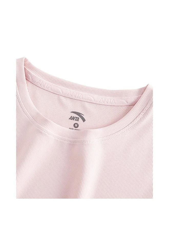 ANTA Women’s IceSilk Slim-Fit Training Tee/IceSkin Technology · 3D Waist Contour · Sporty Chic Style