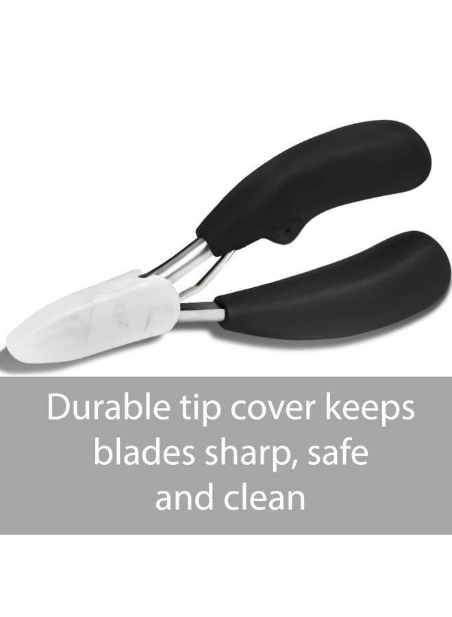 Zizzili Basics Toenail Clippers for Ingrown or Thick Toenails - Large Handle for Easy Grip + Sharp Stainless Steel - Best Nail Clipper & Pedicure Tool for Seniors - Maintain Healthy Nails with Ease - Image 5