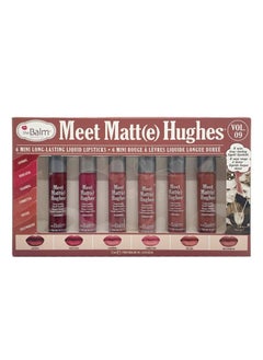 theBalm Set of 6 Meet Matte Hughes Liquid Lipstick 