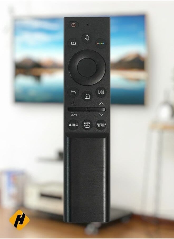 Zaboon - Bn59-01363A Voice Remote Control For Samsung Smart Tv Neo Qled Qled Series Compatible With Qn43Ls03Aafxza Qn55Ls03Aafxza - Image 1