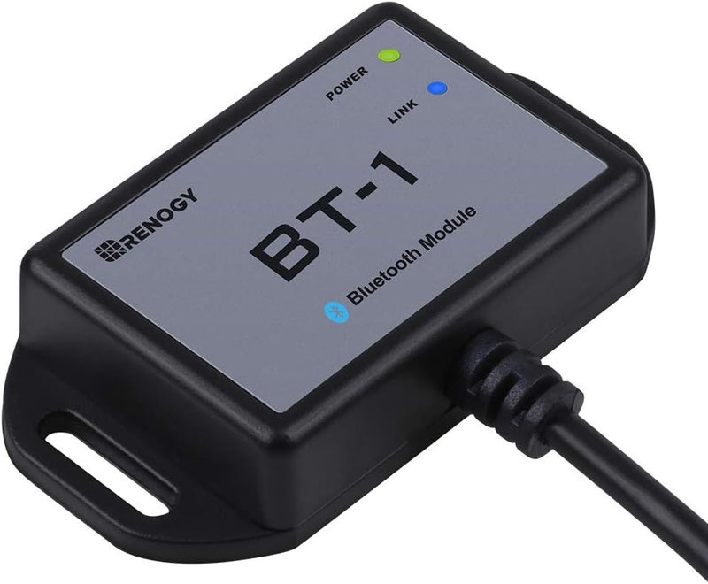 Renogy Bluetooth Module RJ12 Communication Port Compatible Rover/Wanderer/Adventurer Charge Controllers, BT-1 RS232,Black - Image 1