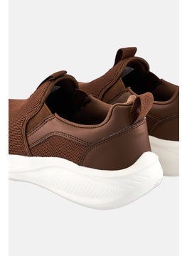 Algspar Men Slip On Casual Shoes, Brown  - Image 2