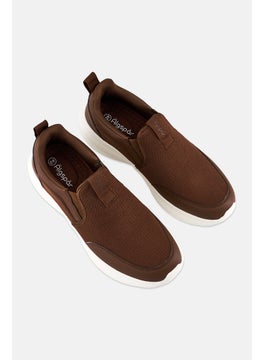 Algspar Men Slip On Casual Shoes, Brown  - Image 4