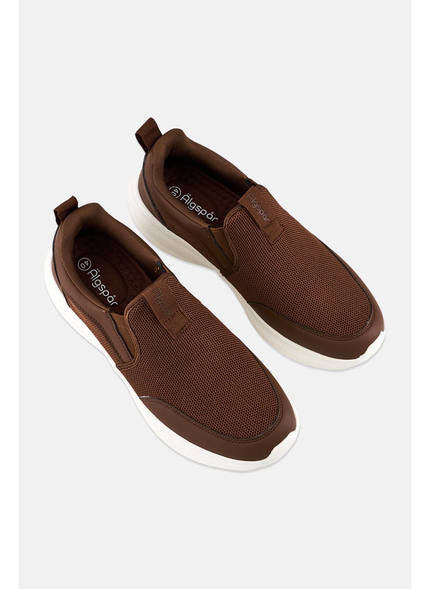 Algspar Men Slip On Casual Shoes, Brown  - Image 4