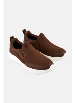Algspar Men Slip On Casual Shoes, Brown  - Image 1