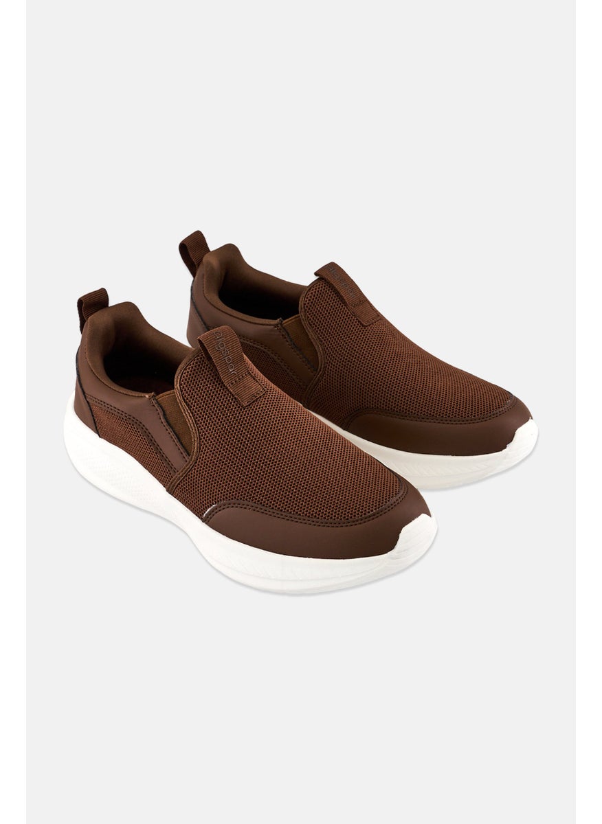 Algspar Men Slip On Casual Shoes, Brown  - Image 1