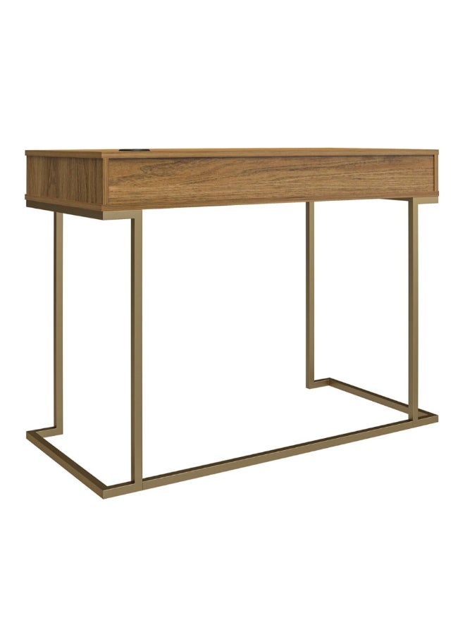 Ameriwood Home 2-Drawer Serenity Rectangular Computer Desk Walnut 78 x 50 x 106 cm 9855905COM - Image 2