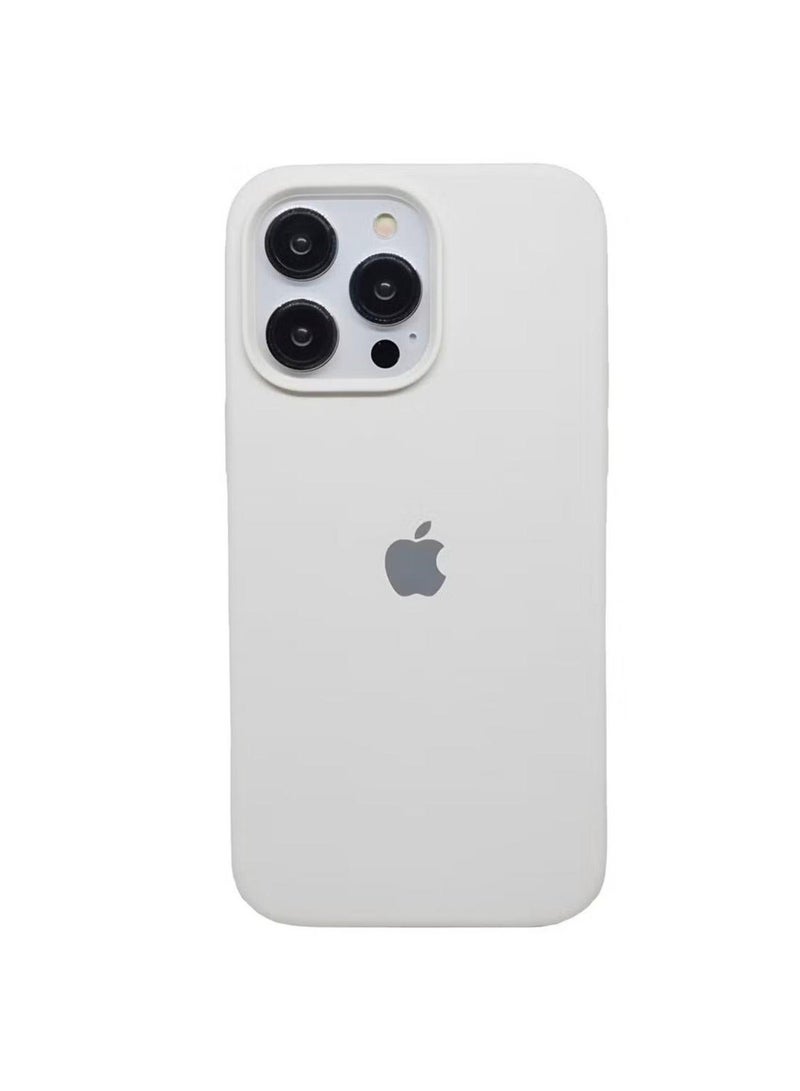 IAF Silicone Case Cover For Apple iPhone 15 Pro Max 6.7inch White