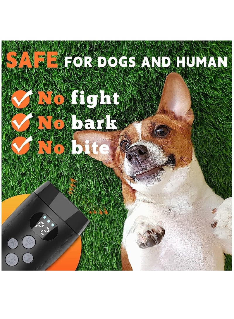 SOLARAE Anti Barking Device for Dog Ultrasonic Deterrent Devices Automatic Stop Barking Rechargeable Bark Device with LED Light Pet Gentle Bark Deterrent Devices for Large Medium Small Dog - Image 2