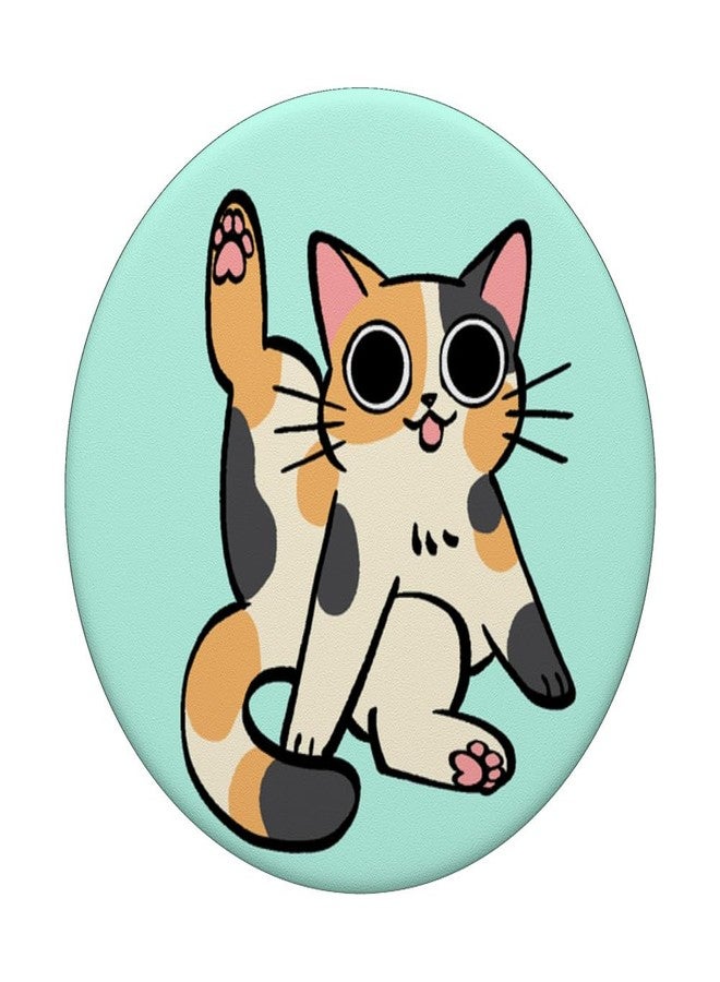 PopSockets Phone Grip – Cat PopSocket - Clean Cat PopSockets Adhesive PopGrip - Image 3