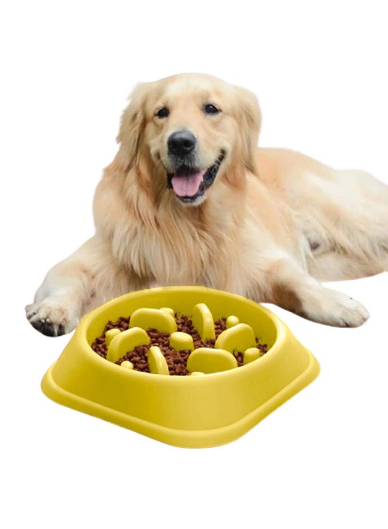 A.M Slow Feeder Dog Bowls,Slow Eating Dog Bowl,Non-Slip Puzzle Anti-Choking Puppy Bowl,Perfect for Medium Small Dogs and Cats - Image 1