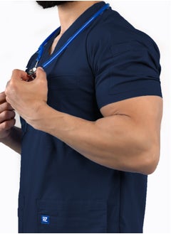 ار زد سكراب طبي قماش ليكرا مريح به العديد من الجيوب مصنوع بدقة للحفاظ على لونه دون أن يتلاشى مع تكرار الغسيل  - Image 3