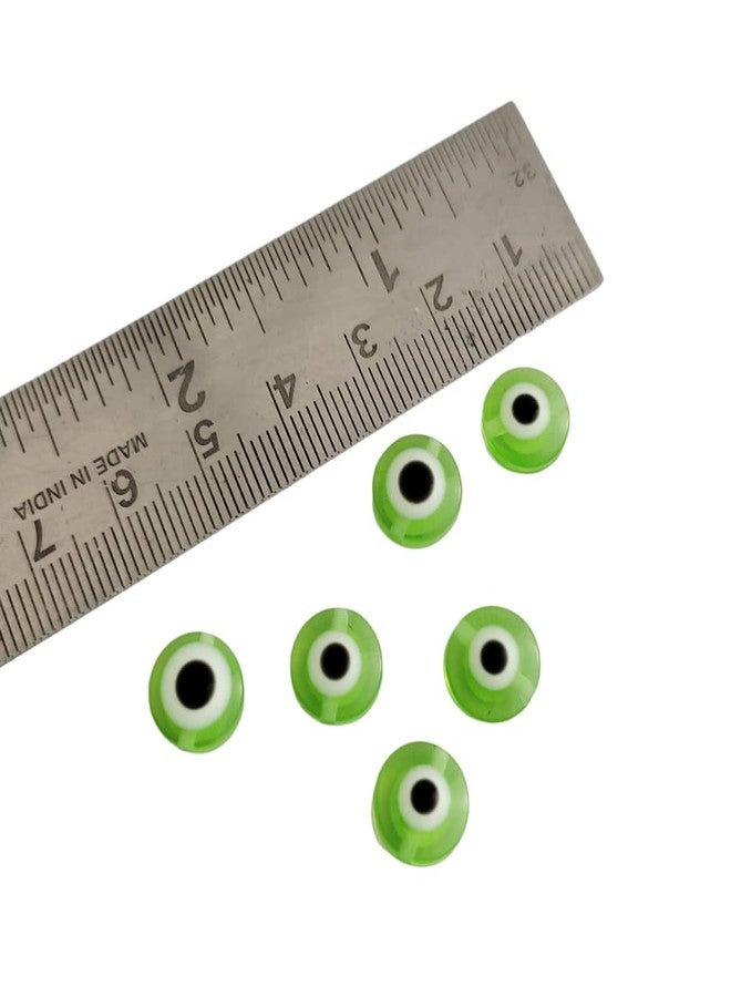 meryCraft 20 Pieces Round Shape Evil Eye Beads,Resin Beads 10mm,Jewellery Making, Rakhi, Anklet, Bracelet-Necklace-Key Rings-Big Acrylic Beads-(MCI-EVL-BDS-20PCS-003) - Image 3