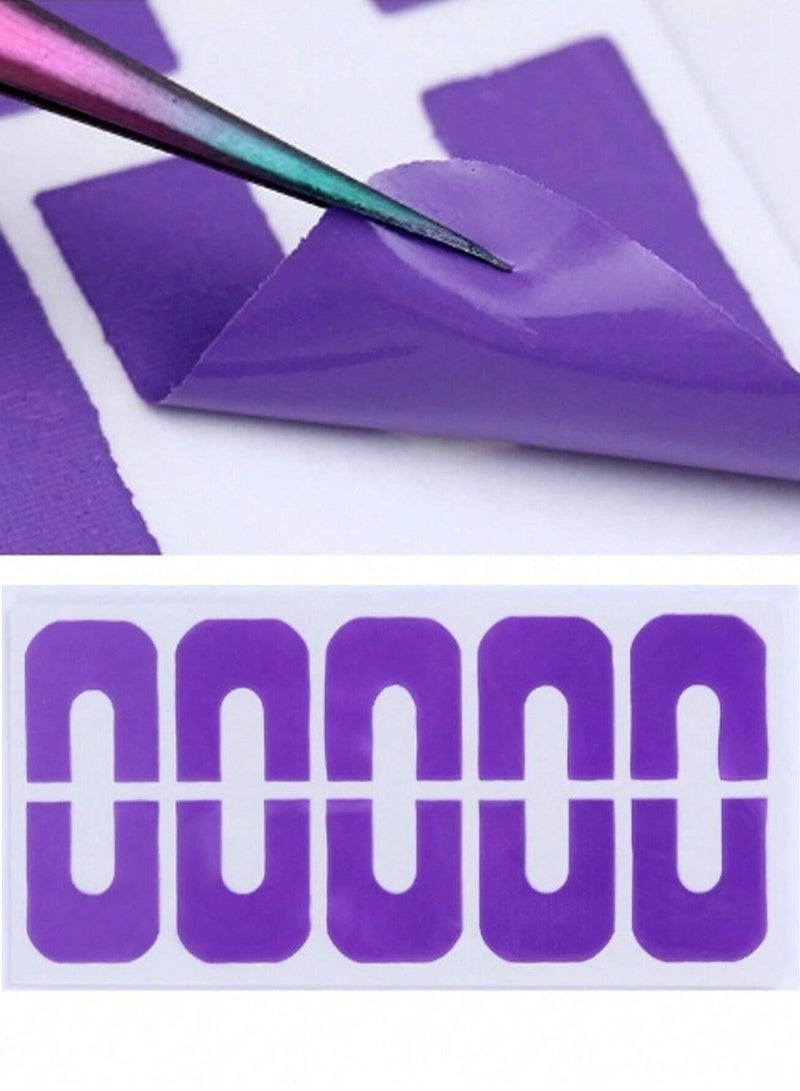 Nail Polish Protector (10) pieces with a flexible design that fits different nail sizes and provides precision application. - Image 3