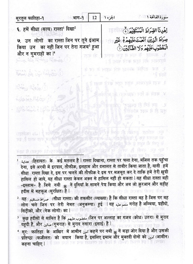 A brief interpretation of Ahsan Al-Bayan, the Holy Qur’an, in the Hindi language, size 17*24 - Image 4
