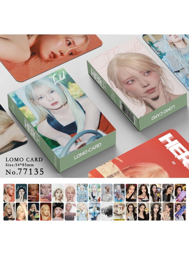 NIBEMINENT 30 Pcs Kpop IU Lomo Cards Card For Fans Collection Gifts - Image 1