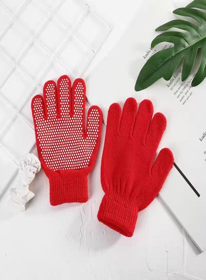 ENLAYER 15 Pairs Kids Anti-skid Magic Gloves Kid's Winter Warm Magic Gloves Warm Stretchy Knitted Magic Gloves for Boys Girls Studen - Image 5