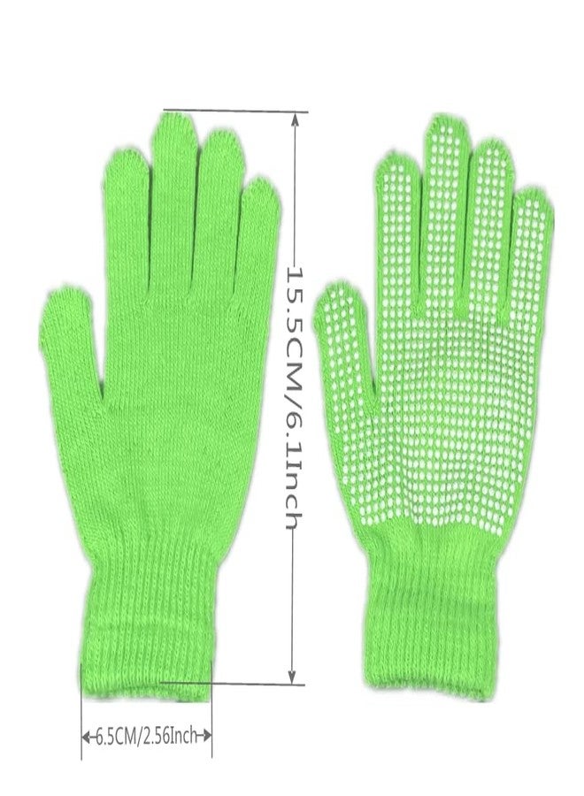 ENLAYER 15 Pairs Kids Anti-skid Magic Gloves Kid's Winter Warm Magic Gloves Warm Stretchy Knitted Magic Gloves for Boys Girls Studen - Image 2