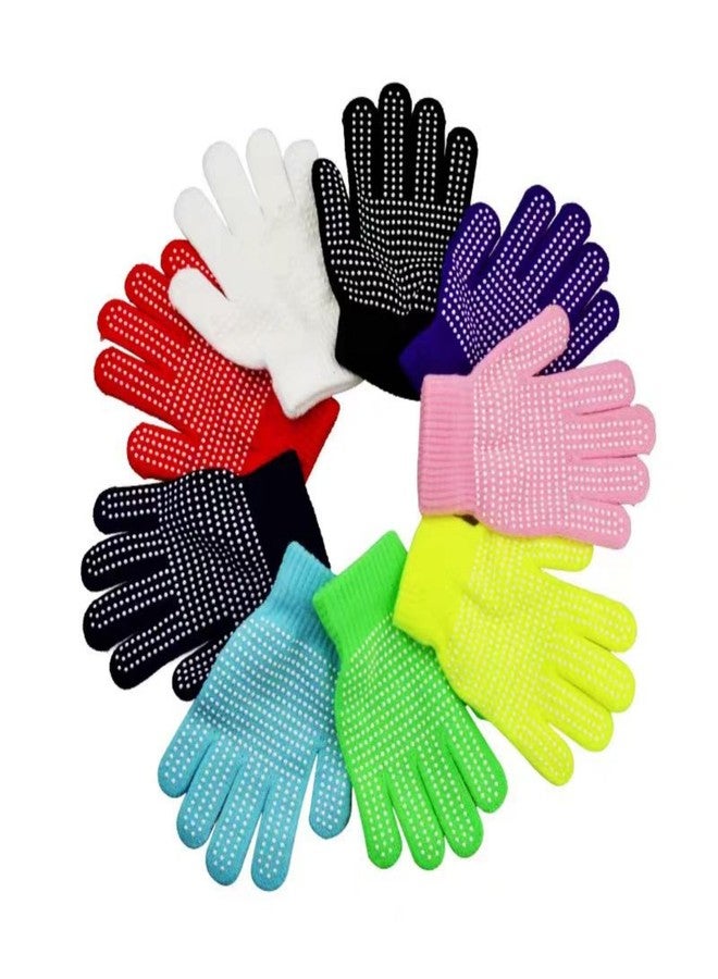 ENLAYER 15 Pairs Kids Anti-skid Magic Gloves Kid's Winter Warm Magic Gloves Warm Stretchy Knitted Magic Gloves for Boys Girls Studen - Image 3