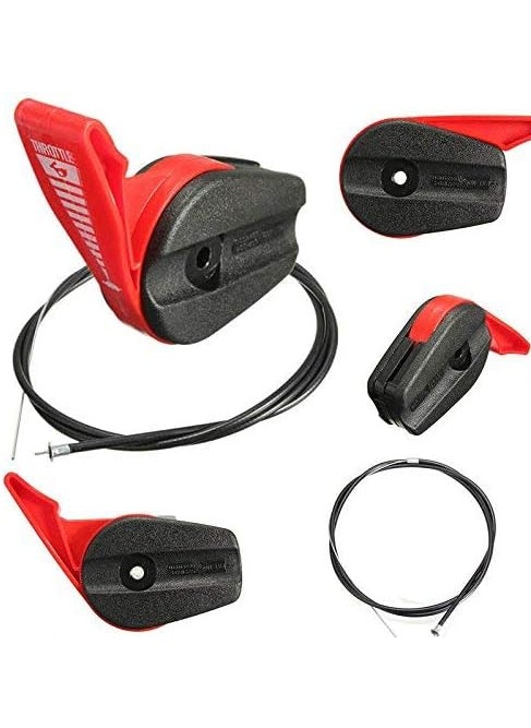 Swess 65 Lawn Mower Throttle Cable Universal Kit with Control Switch Lever Handle for Lawnmowers Cable Repair Kit  - Image 3