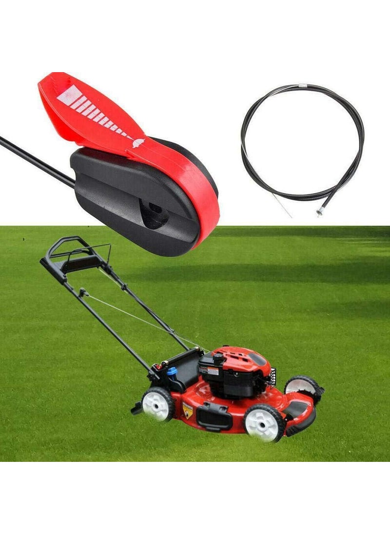 Swess 65 Lawn Mower Throttle Cable Universal Kit with Control Switch Lever Handle for Lawnmowers Cable Repair Kit  - Image 4