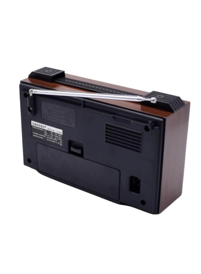 Leotec LT-2008 11-Band Portable FM/MW/SW1-9 AC/DC High Sensitivity World Band Radio - Image 3