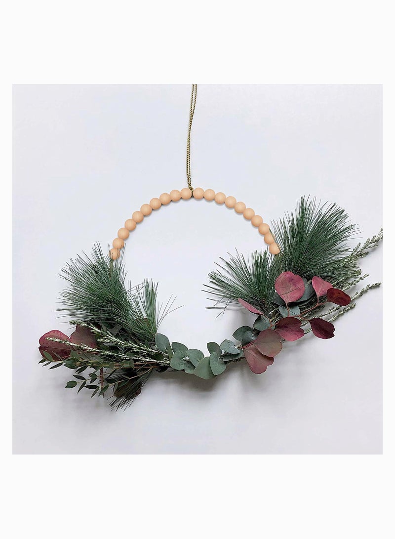 Wooden Beads, 200 Pieces Half Wooden Balls Unfinished Split Wood Balls Half Crafts, Mini Half Craft Ball Beads, Natural Balls for Paint DIY Ornament DIY Projects Crafts Arts (15 mm) - Image 4