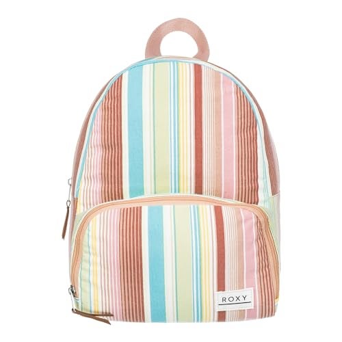 Roxy Women Always Core Mini Backpack, White Salty Stripe, One Size - Image 1