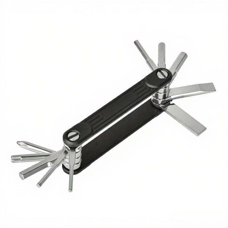 10-in-1 Photographer Foldable Wrench Pocket Multitool Set Folding Screwdriver Tool Set with Storage Bag - Image 1