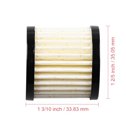 Notonmek 61011-04A Fuel Filter 0707-0012 2 PCS Compatible with Harley Davidson FLD FLHR FLHT FLST FXD FXDWG FXDXI FXS FXST - Image 2