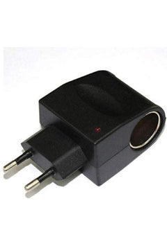 althiqahkey 12V DC EU Plug Auto Car Power Adapter Converter Household Car Cigarette Lighter Socket Power 500mA 