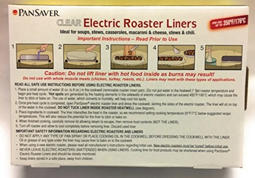 PanSaver Electric Roaster Liners (2 Boxes 4 Liners) - Image 2