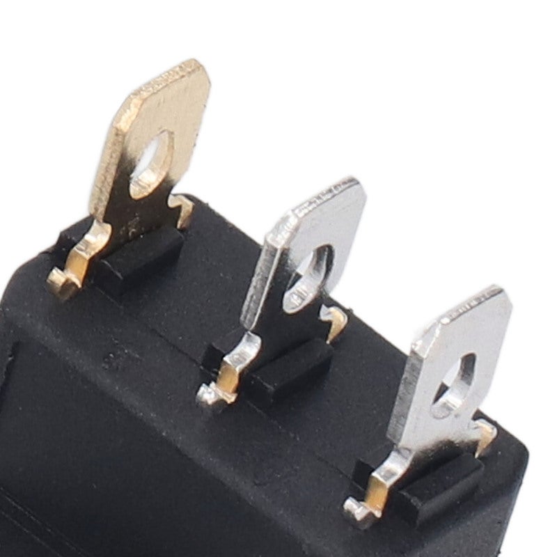 Round Toggle LED Switch: 3 Pin 2 Position Black ABS Housing - Silver Plated Copper Contacts Lock Slot for Automotive Rv Household Appliances - Image 5